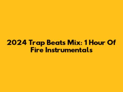 2024 Trap Beats Mix: 1 Hour Of Fire Instrumentals