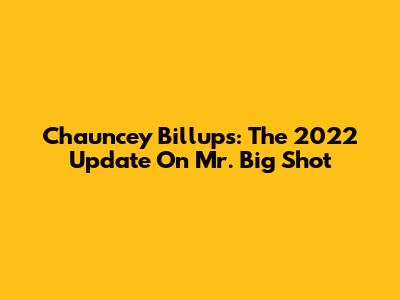 Chauncey Billups: The 2022 Update On Mr. Big Shot