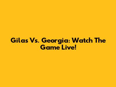 Gilas Vs. Georgia: Watch The Game Live!