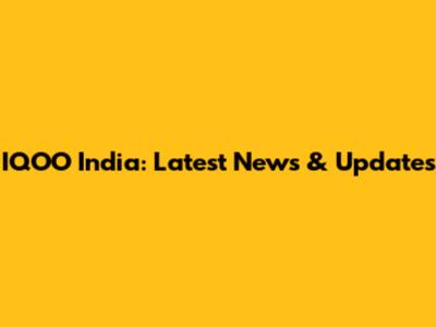 IQOO India: Latest News & Updates