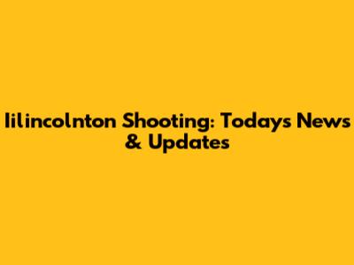 Iilincolnton Shooting: Today's News & Updates