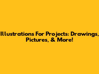 Illustrations For Projects: Drawings, Pictures, & More!