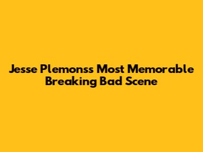 Jesse Plemons's Most Memorable Breaking Bad Scene