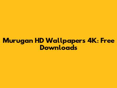 Murugan HD Wallpapers 4K: Free Downloads