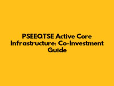PSEEQTSE Active Core Infrastructure: Co-Investment Guide