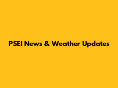 PSEI News & Weather Updates
