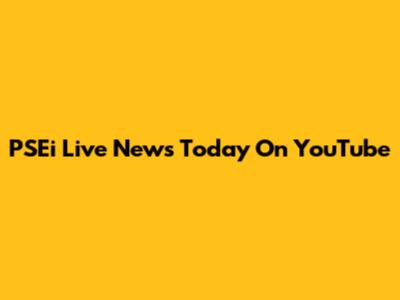 PSEi Live News Today On YouTube