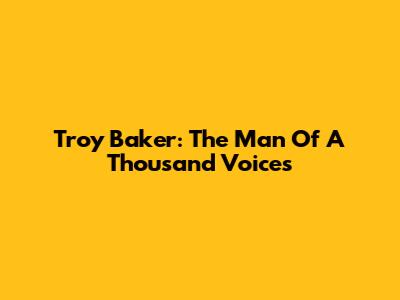 Troy Baker: The Man Of A Thousand Voices