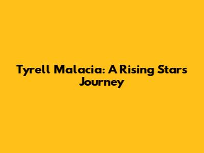 Tyrell Malacia: A Rising Star's Journey