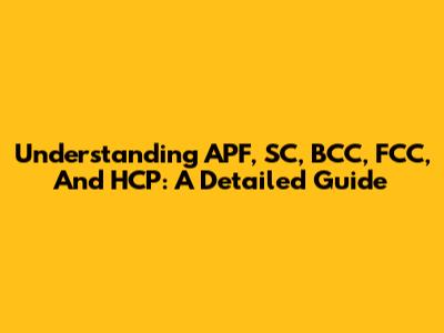 Understanding APF, SC, BCC, FCC, And HCP: A Detailed Guide